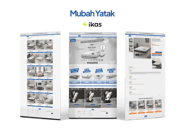 Mubah Yatak — Alis Dijital web tasarım ve e-ticaret projesi
